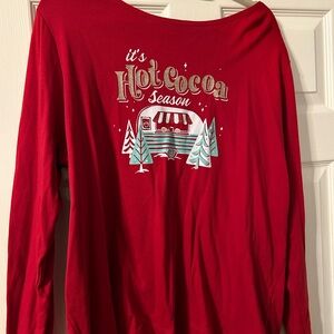 Croft & Barrow Winter Camping Long Sleeve Graphic Tee